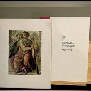 The World of Michelangelo 1475-1564 Art Book - White Cover
